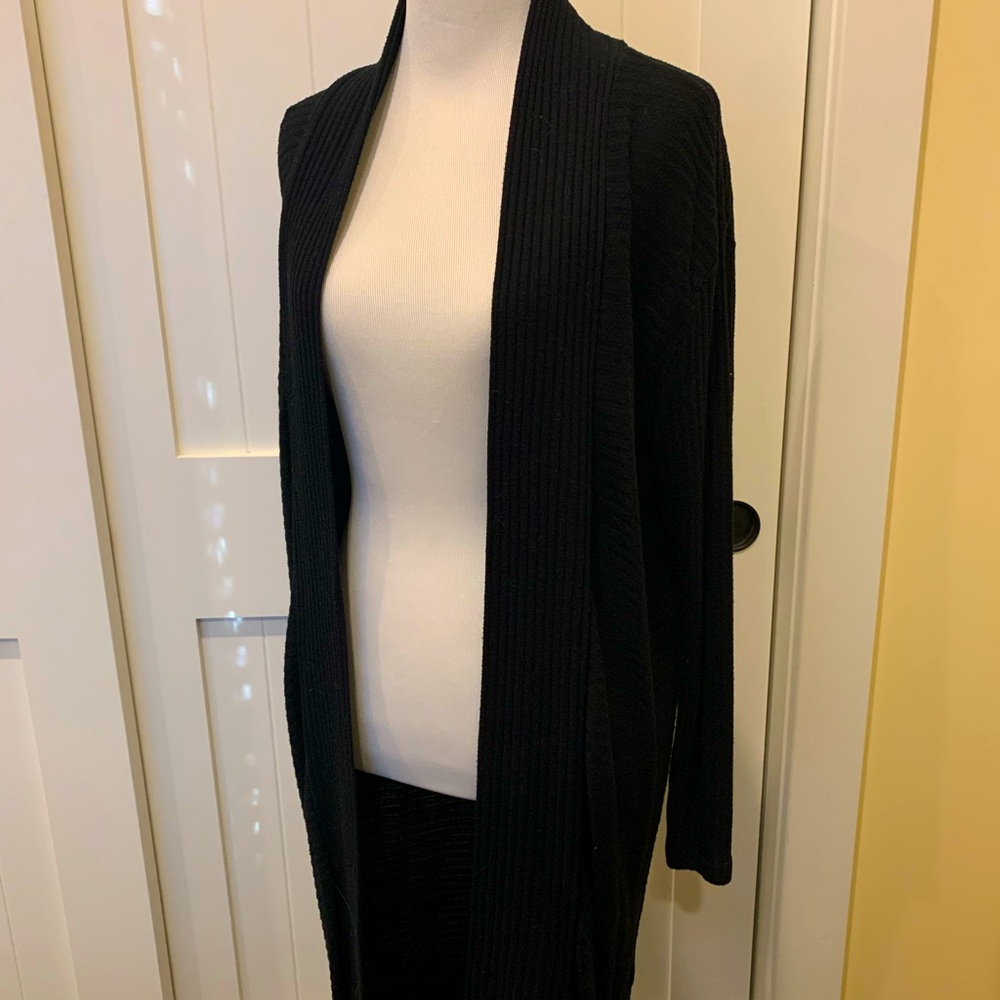 Banana republic long black cardigan